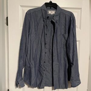 Club Room Men's Dark Blue Casual Shirt